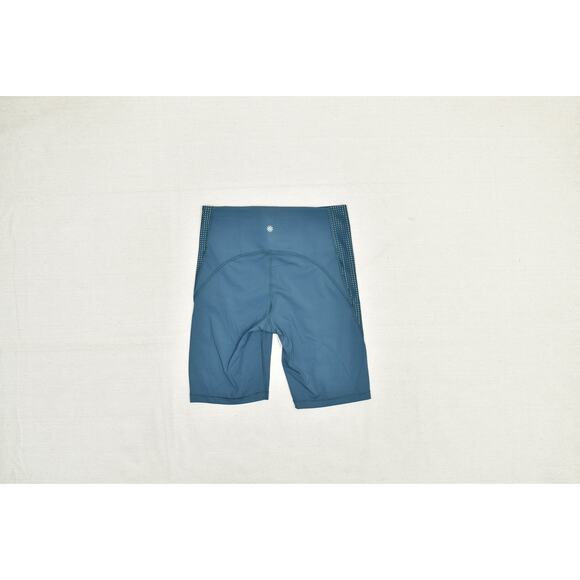 Athleta Bike Shorts Womens Small Blue HIIT IT 9 Inch High Rise Athletic Gym - Picture 3 of 8